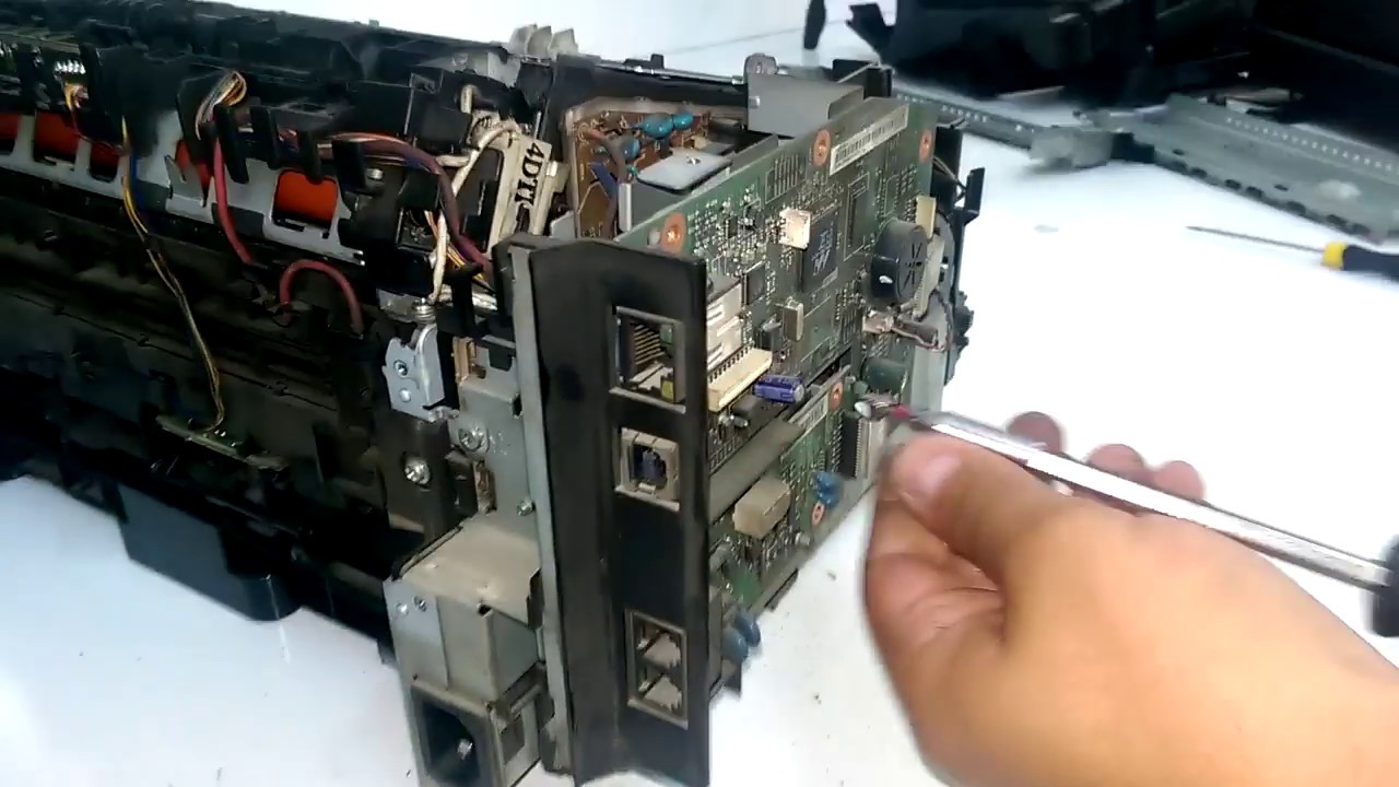 Hp Laserjet M1212 - M1212nf - M1217 Fuser ünitesi sökümü,Değişterme, tamir , bakım, onarımı.