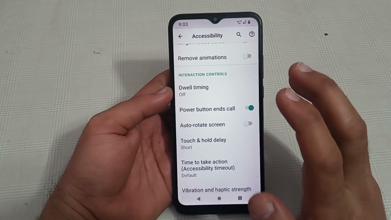 how to enable power button end call in Moto g60, Moto mobile mein power button end call enable kaise