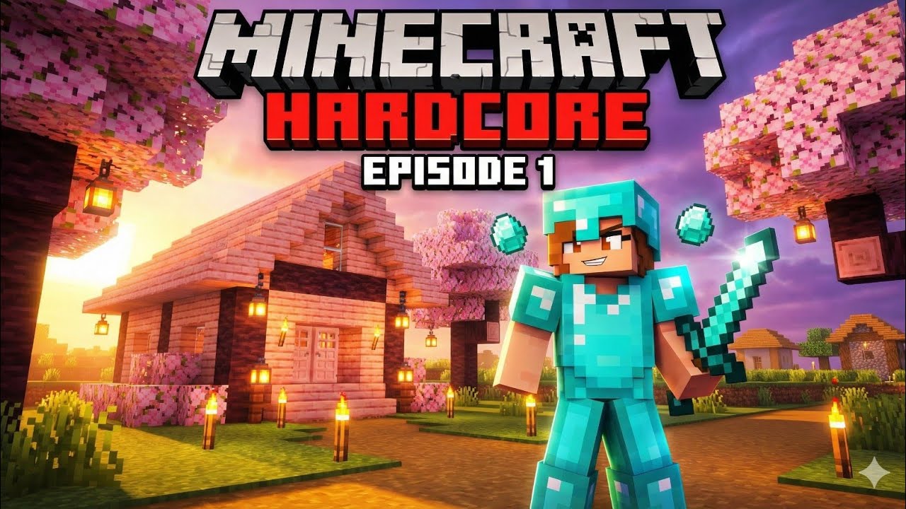 Minecraft PE Hardcore Series EP-1 🔥| The Ultimate Hardcore Survival Journey Begins! 🤯