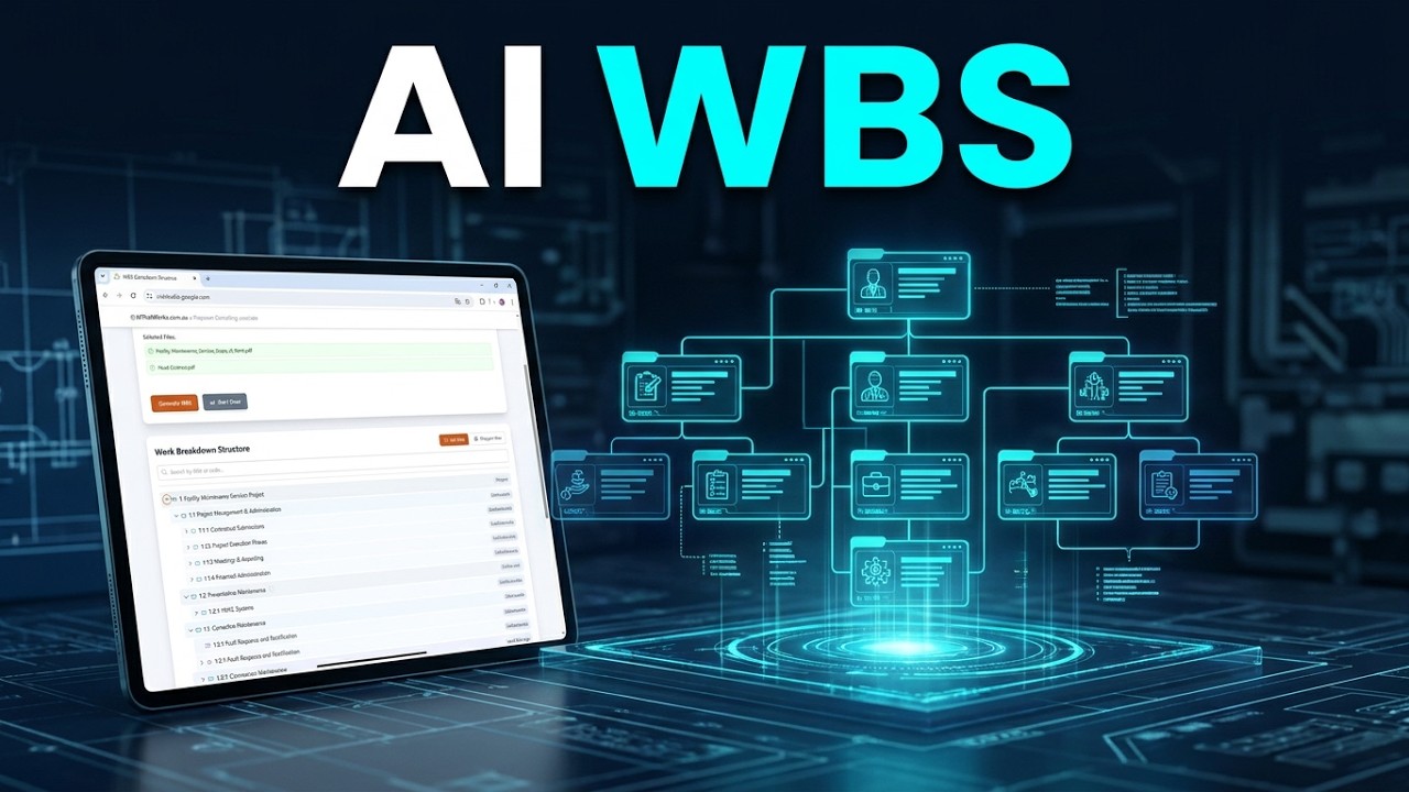 Create a Work Breakdown Structure (WBS) using Artificial Intelligence.