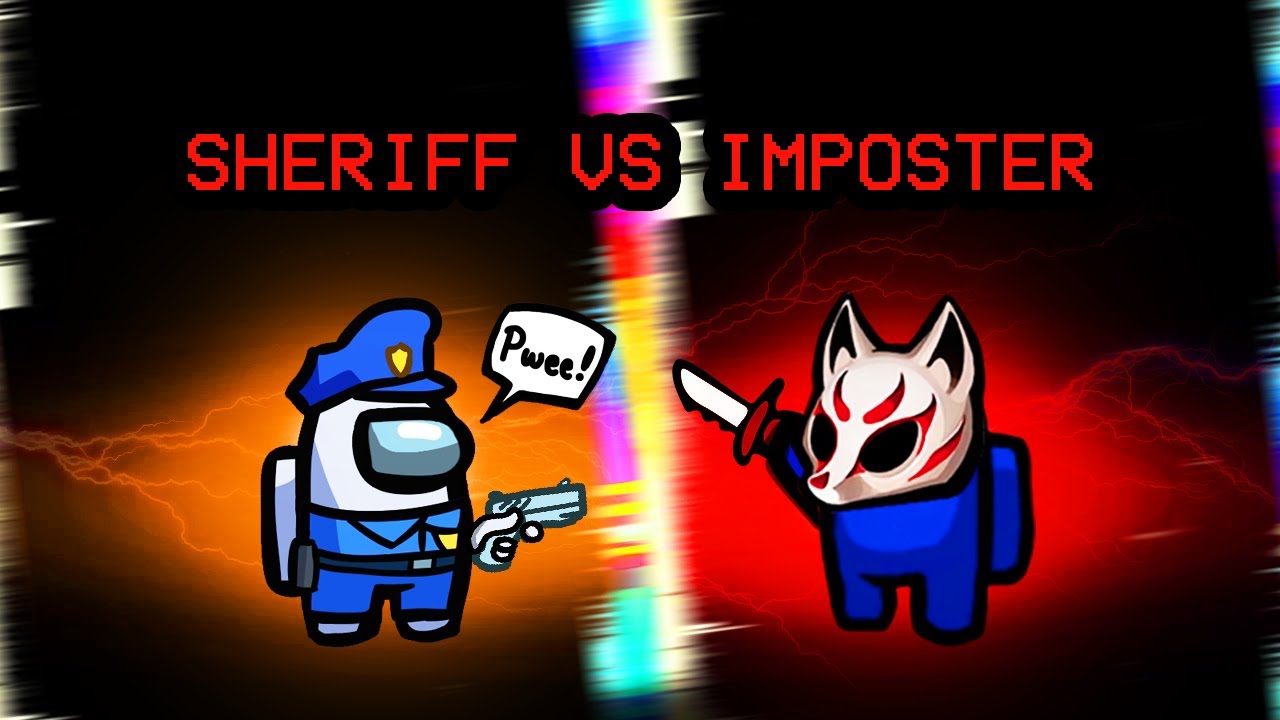 DE GEVAARLIJKSTE SHERIFF VS IMPOSTER PLAY IN AMONG US! (Mods)