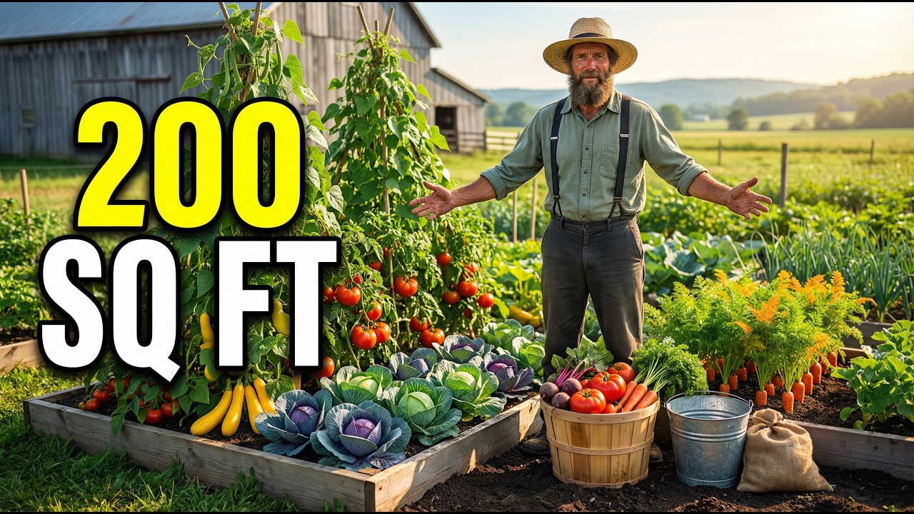 The Amish Secret to Growing a Year s Worth of Food in 200 Square Feet