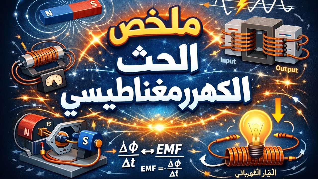 ملخص الفصل التالت الحث الكهرومغناطيسي