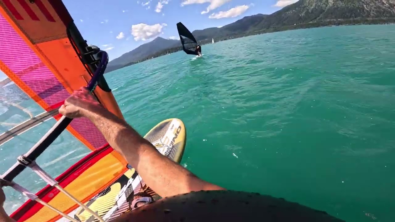 Windsurfen am Walchensee NP V8 JP SL Gold Teil 1
