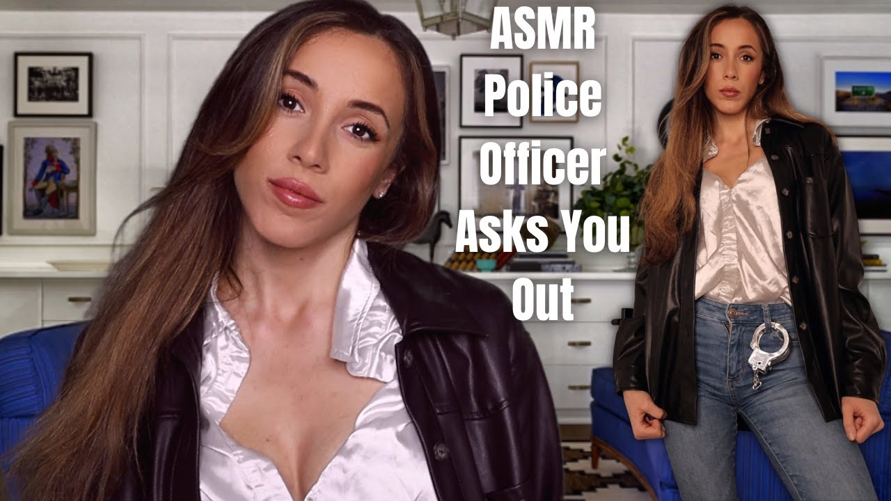 Полицейский ASMR приглашает вас на свидание | тихие звуки речи и письма