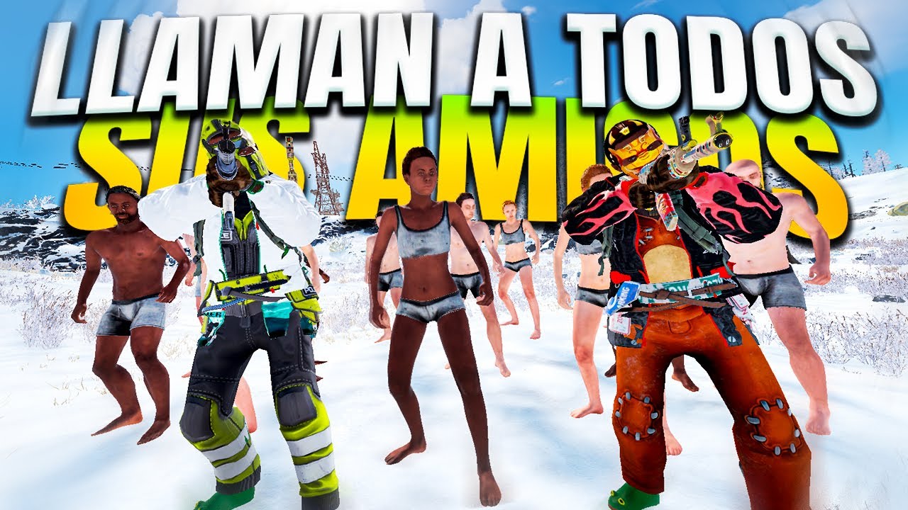 Les QUITAMOS el RAIDEO y LLAMAN a TODOS sus AMIGOS - RUST - Gameplay español