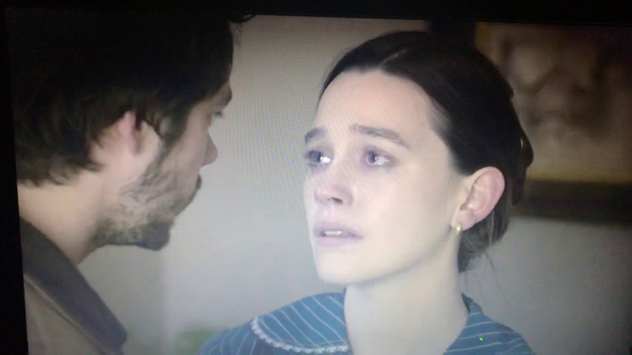 dylan o&rsquo;brien and victoria pedretti kiss scene in &ldquo;the cellar&rdquo;