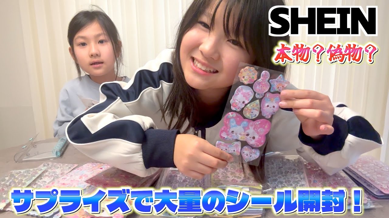 【本物？偽物？】SHEINでボンボンドロップ風シールを購入してサプライズプレゼントしてみたら...