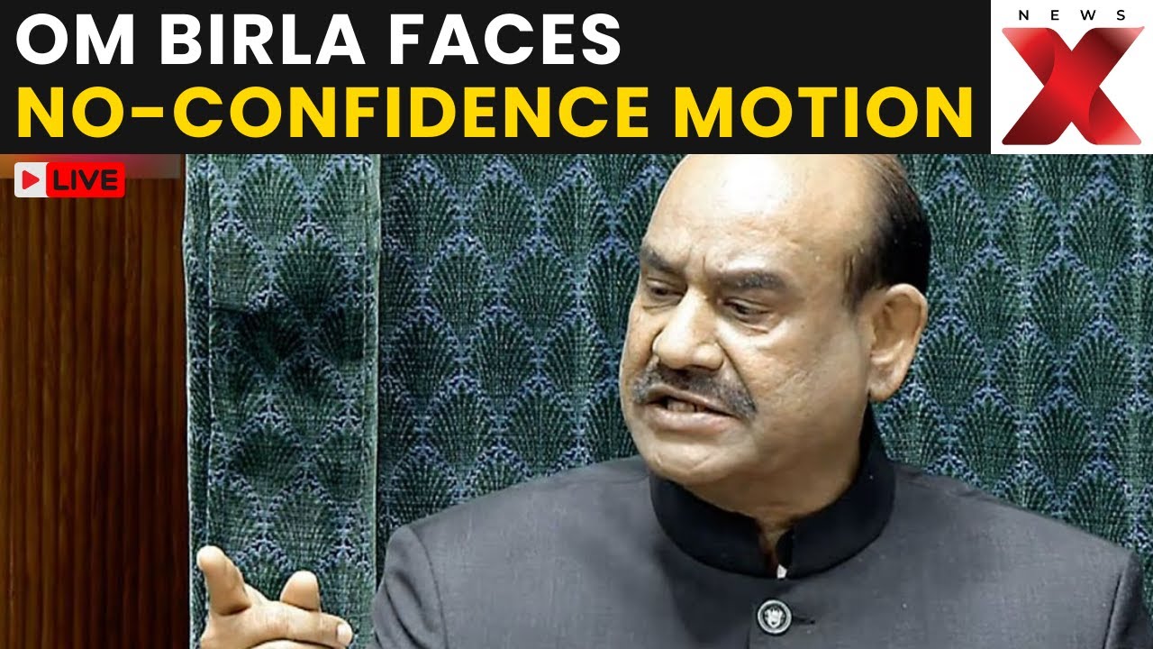 Lok Sabha Speaker Controversy LIVE: No-Confidence Motion Filed Against Om Birla | Latest News