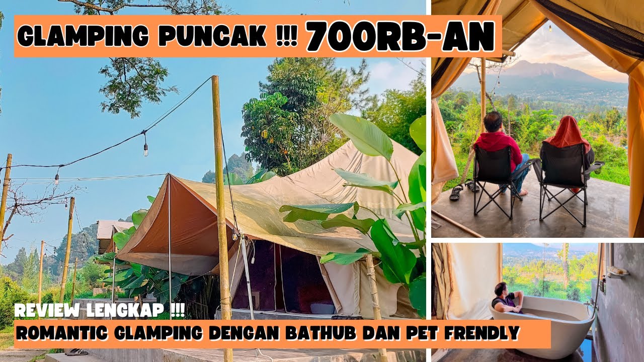 HAH😱‼️ GLAMPING MURAH 700 RIBU DI PUNCAK UDAH ADA BATHTUB DAN PETFRIENDLY | WILDWOODS CAMP PUNCAK