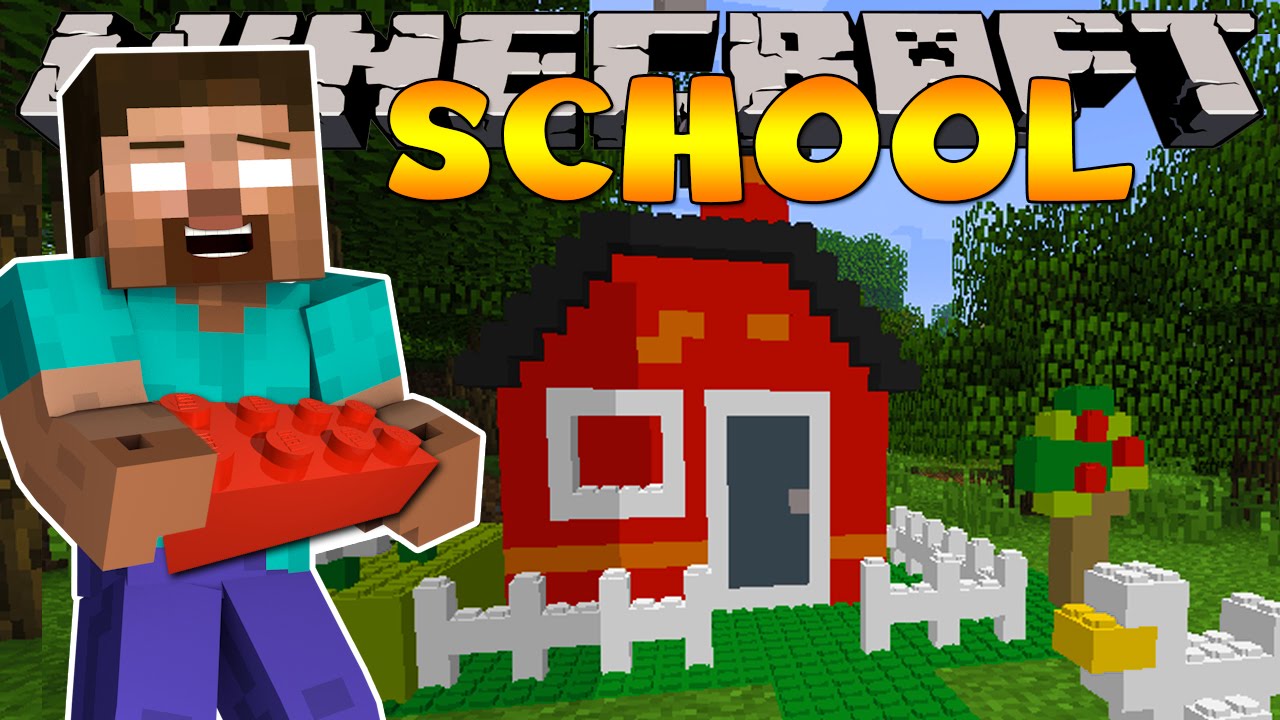 Minecraft School: ИСПЫТАНИЕ ПО СТРОИТЕЛЬСТВУ LEGO!