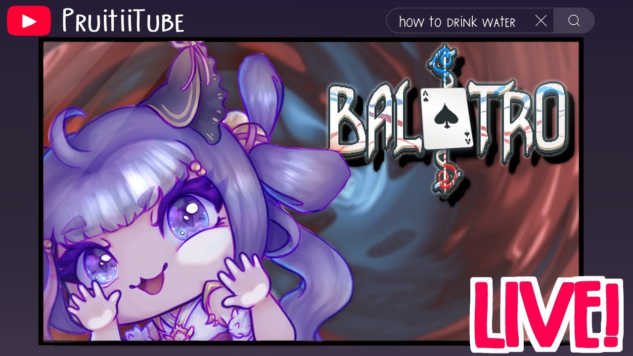 The GREAT Return!! 🦋Pruitii Plays ... Balatro VOD