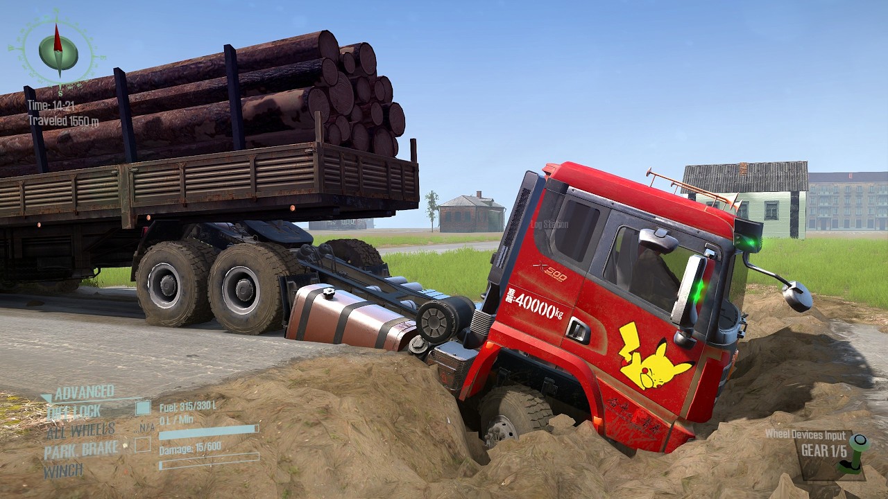 Trucks VS Speed Bump #188 #spintires #live #speedbumps #mudrunner #snowruner  #hofisteamlive