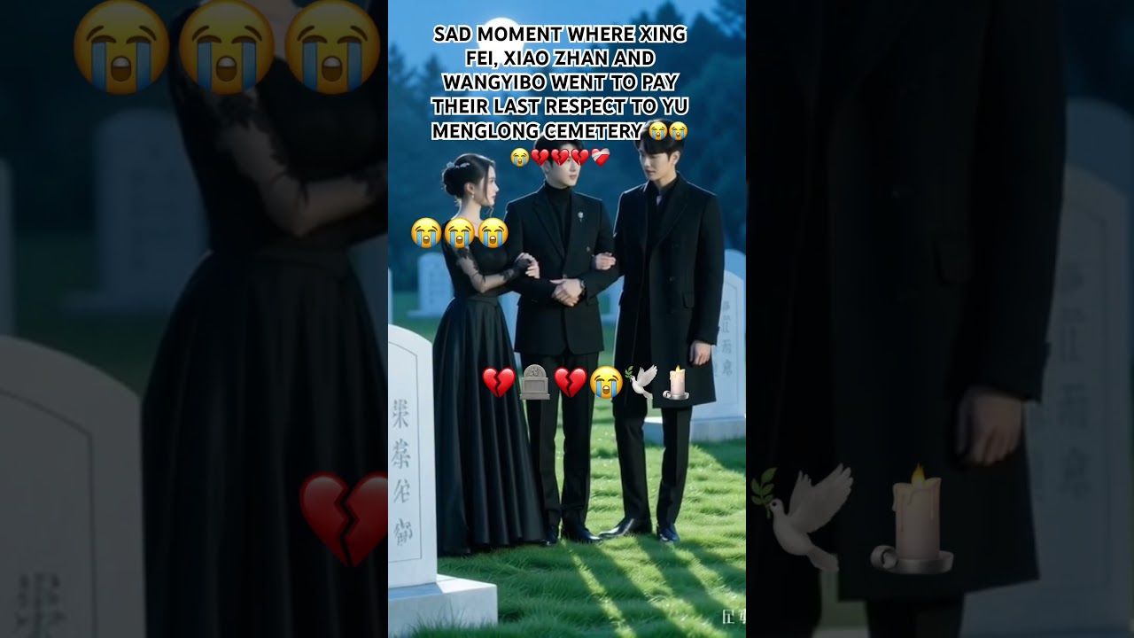 MOMENT WHERE XING FEI, XIAO ZHAN AND WANGYIBO WENT TO PAY THEIR LAST RESPECT TO YU MENGLONG 😭🕯️🕊️