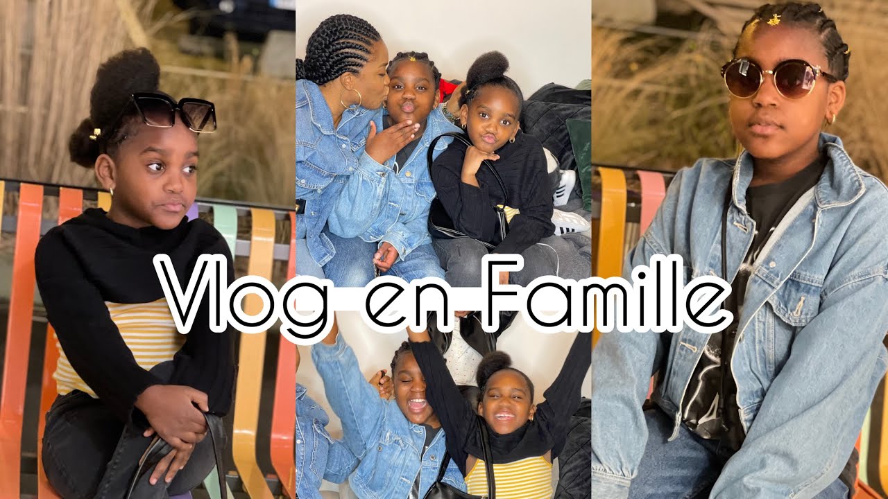 VLOG EN FAMILLE // COIFFURE RAPIDE // SHOPPING // RESTAURANT #afro #cheveuxnaturels #coiffureafro