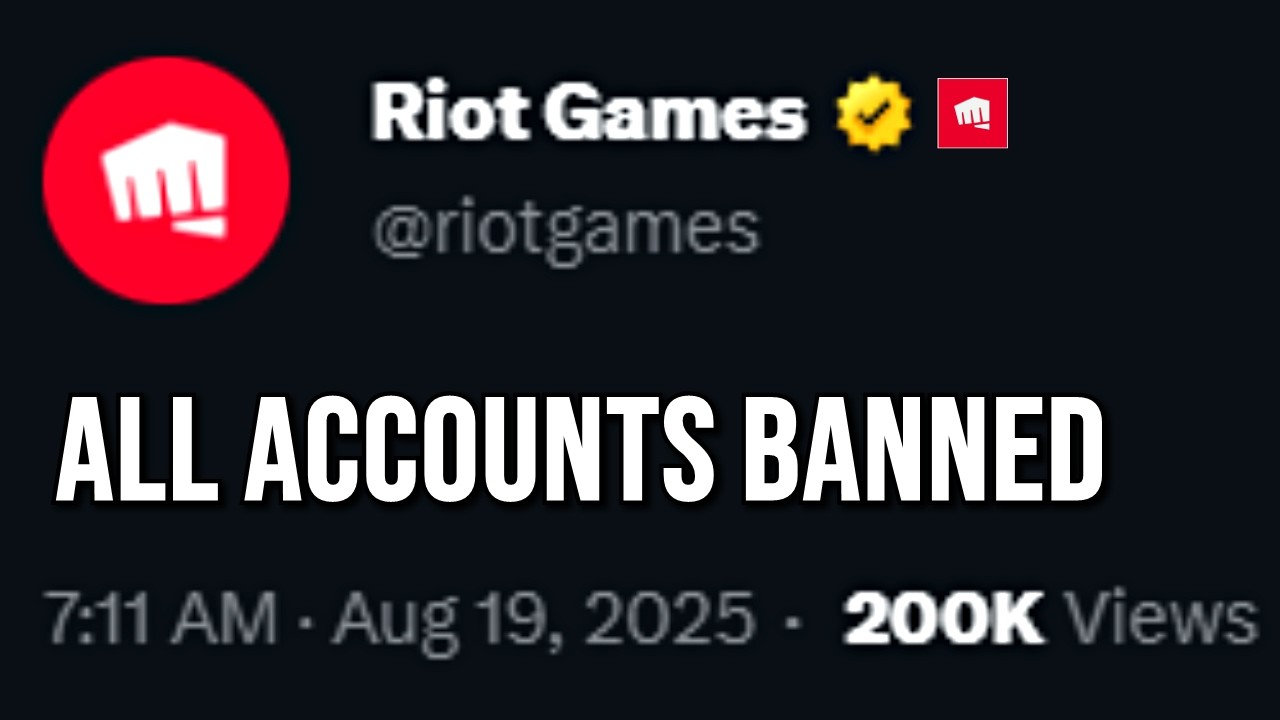 Riot isn't playing around...