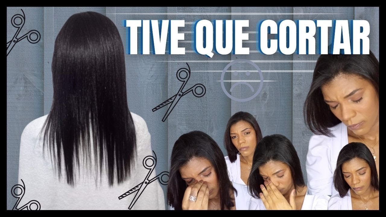 CABELO QUEBRADO/BURACO NO MEIO DO CABELO/PRESCISEI CORTAR MEU CABELO !