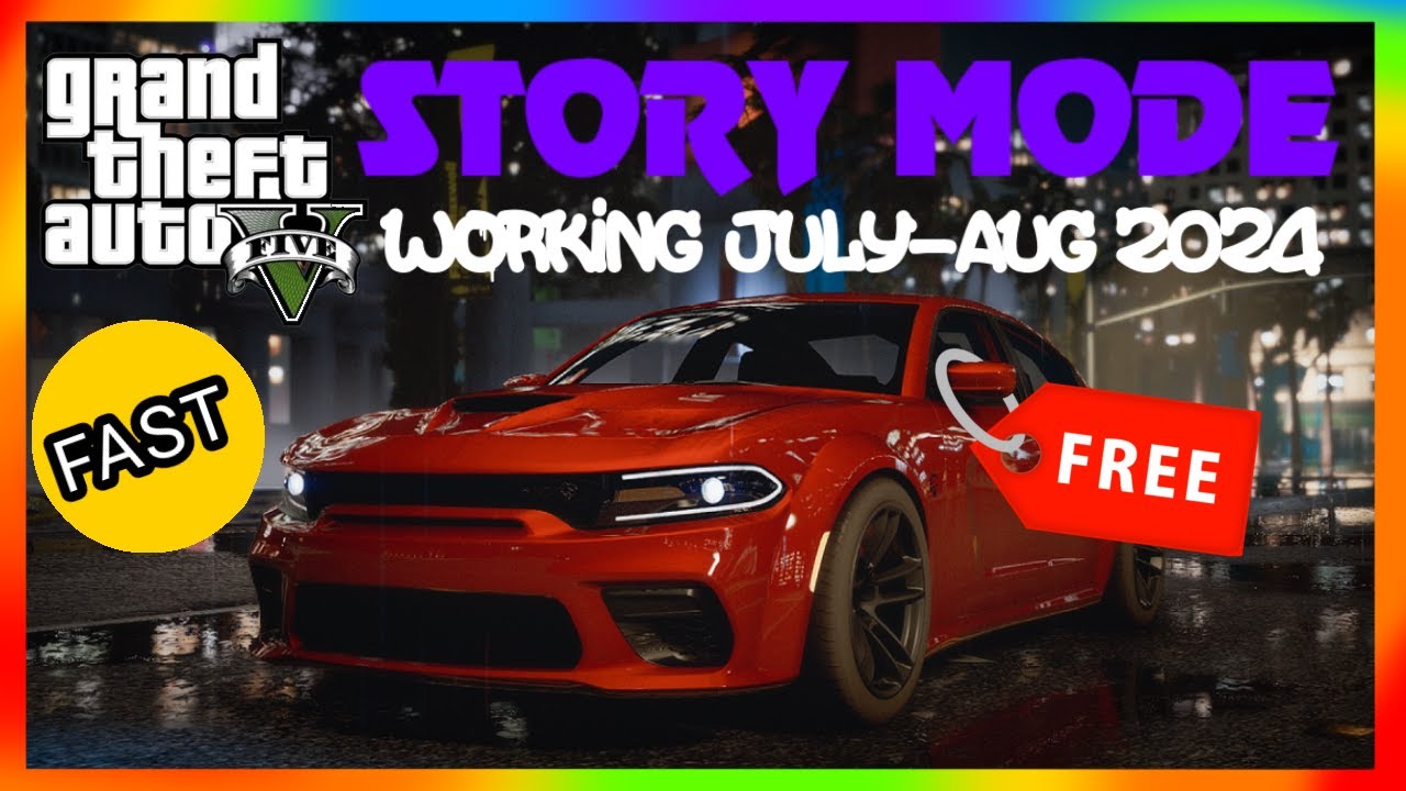 GTA 5 - How to get Dodge Charger Hellcat in Story mode Free and No MODS! (Working July-Aug 2024)