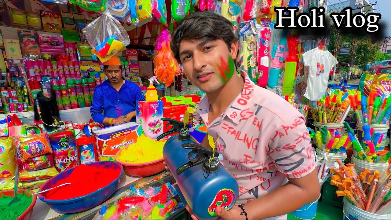 Holi vlog 2024 😍