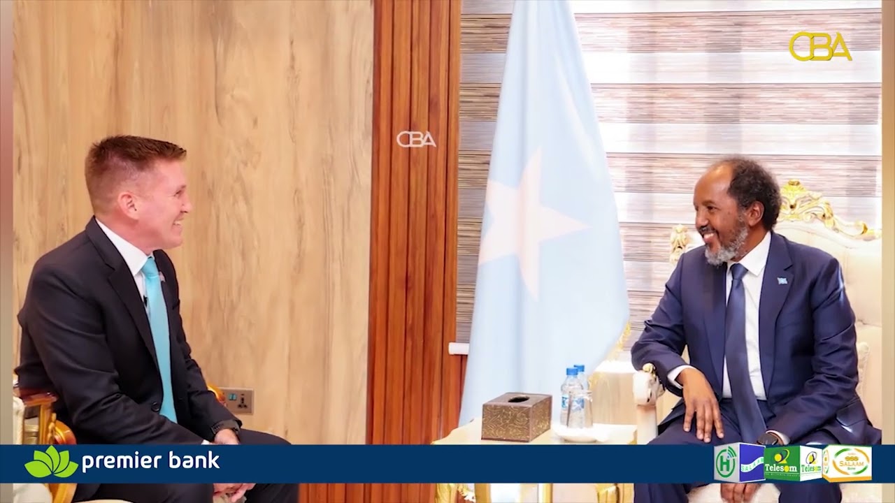 Somalia President, U S  AFRICOM Officials Discuss Counter Terrorism Efforts