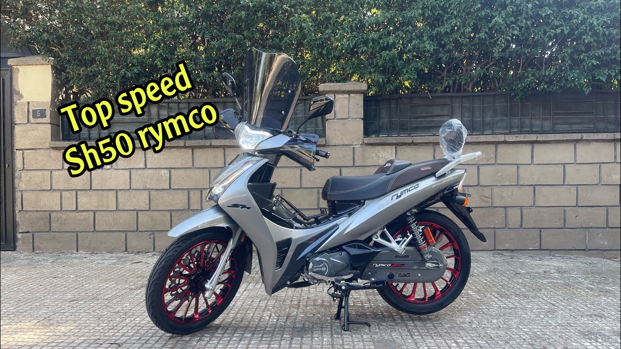 RYMCO SH 50 2023 top speed اس اش 50 سطوندر