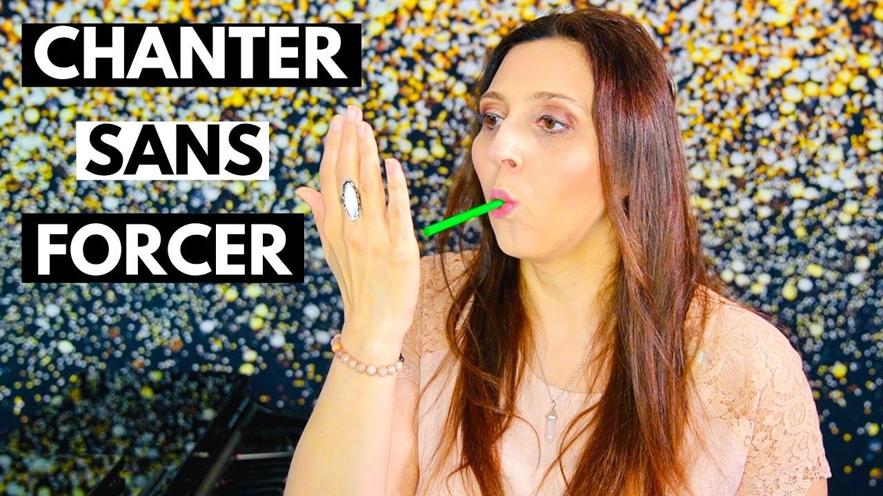 Chanter FORT sans forcer- Exercice pour une voix LIBRE -Cours de chant