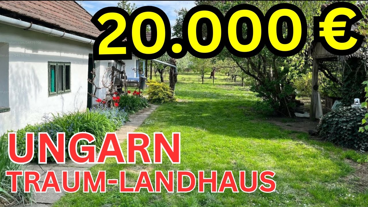 20.000 € – TRAUM-LANDHAUS IN UNGARN mit 115 Quadratmeter Wohnfläche!