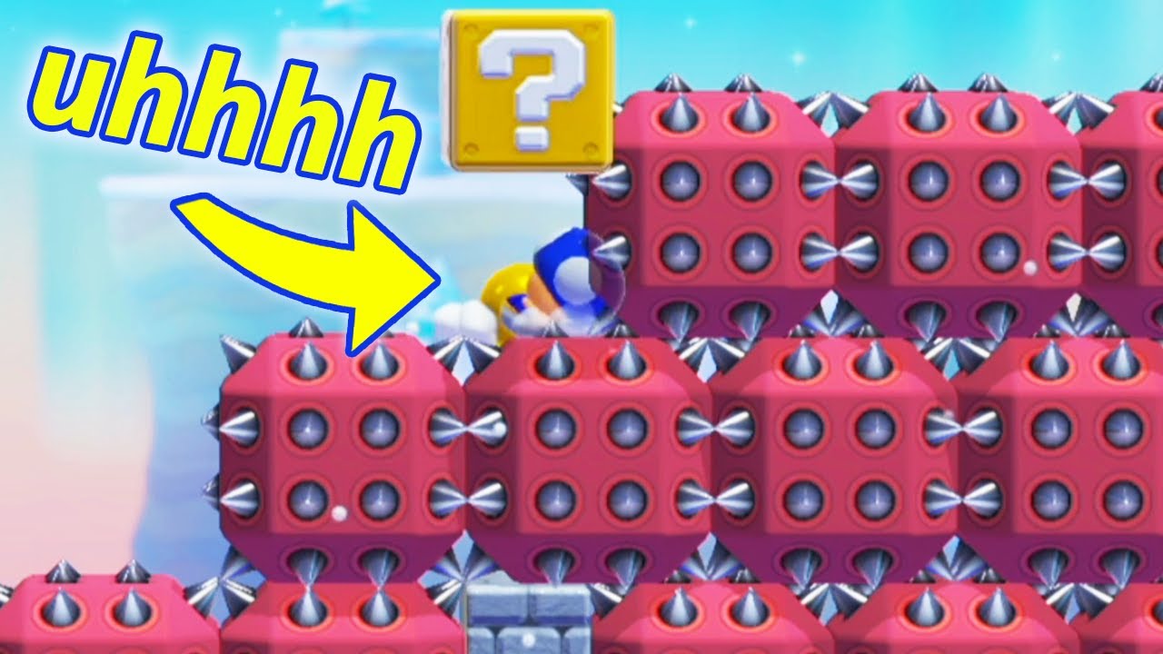 Getting Trapped and Trolled in Multiplayer Mario Maker 2