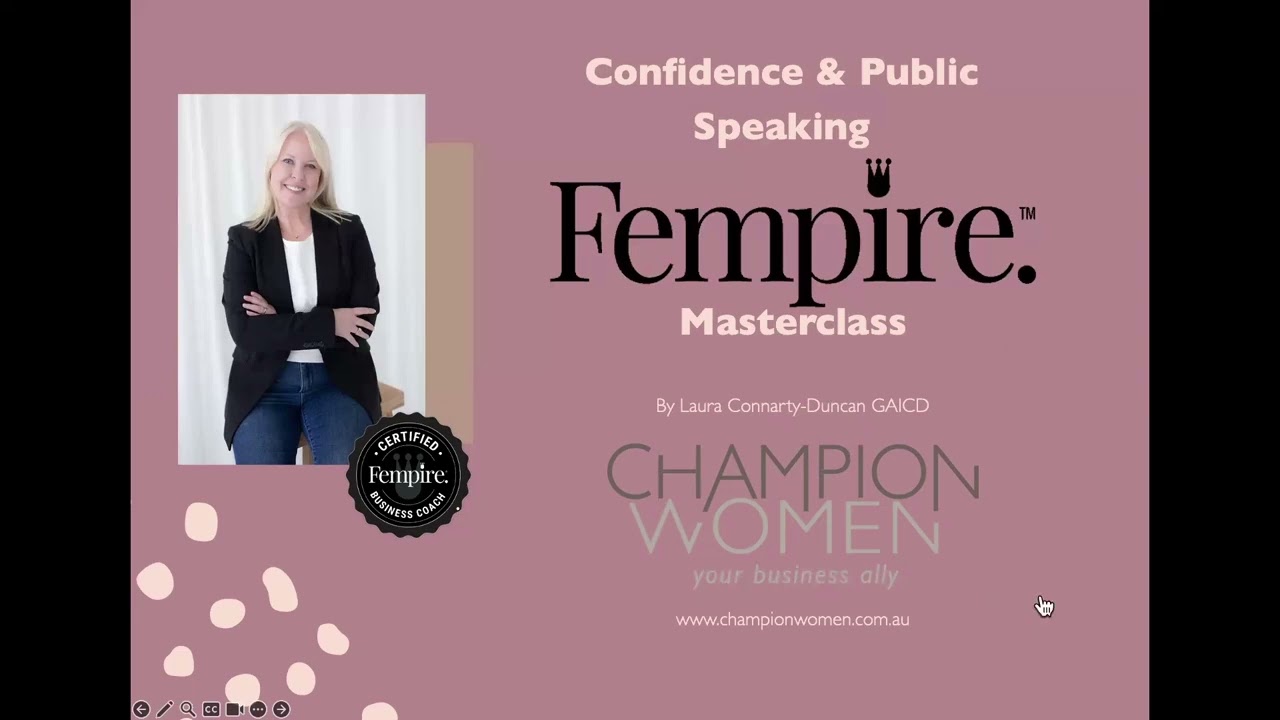 Confidence & Public Speaking Masterclass