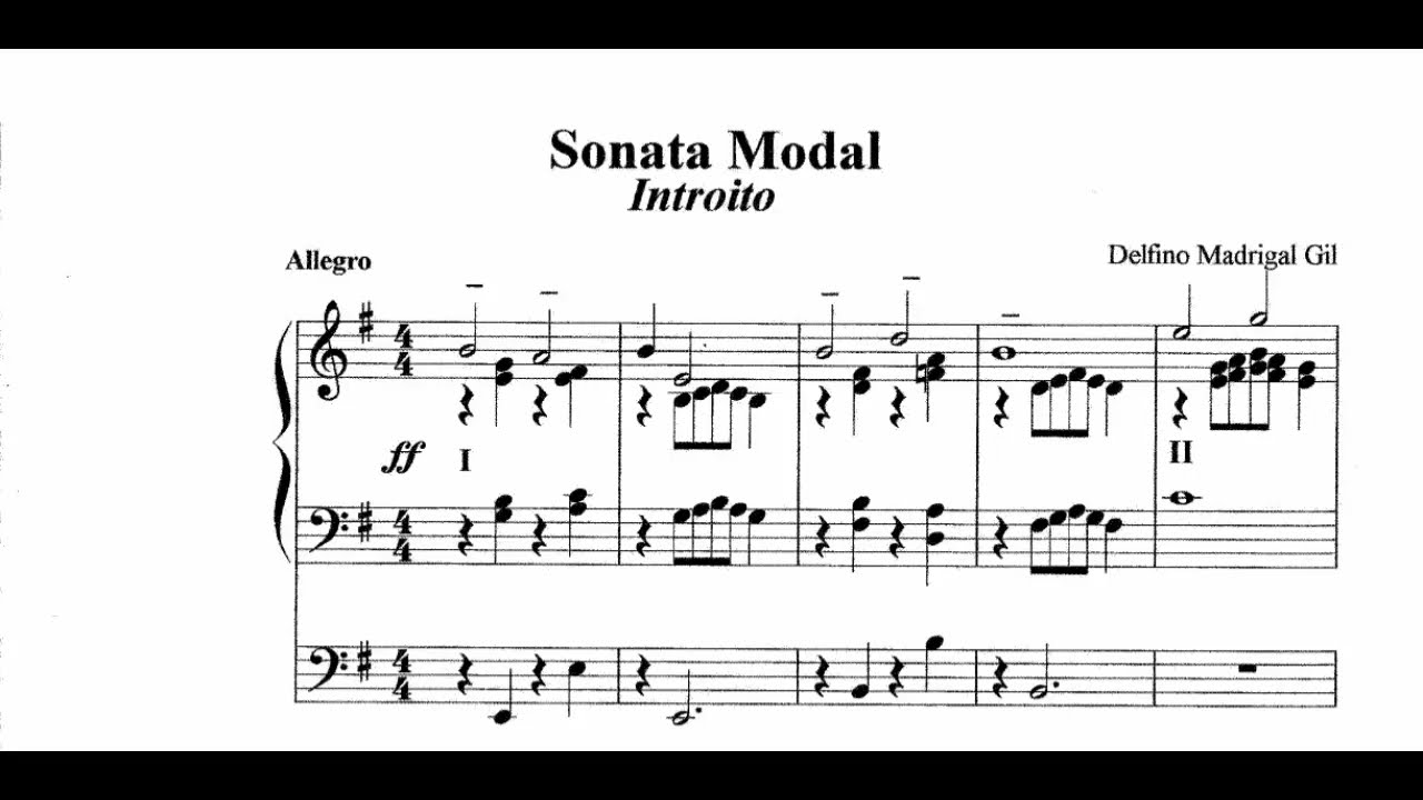 Sonata modal - Delfino Madrigal Gil 