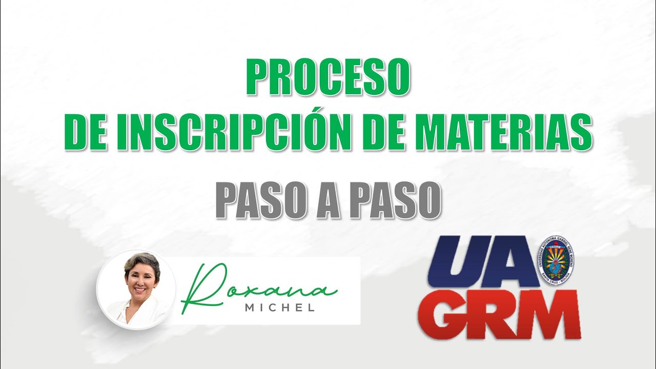 Proceso de inscripción de materias paso a paso en la web de la UAGRM