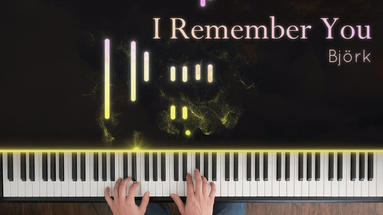 I Remember You | Björk (Synthesia Piano Tutorial)