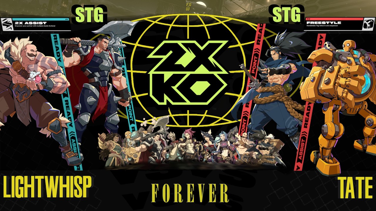 2XKO × STG LightWhisp »Darius × Braum 2x vs STG Tate »Yasuo × Blitzcrank FS High Level 2XKO Season 1