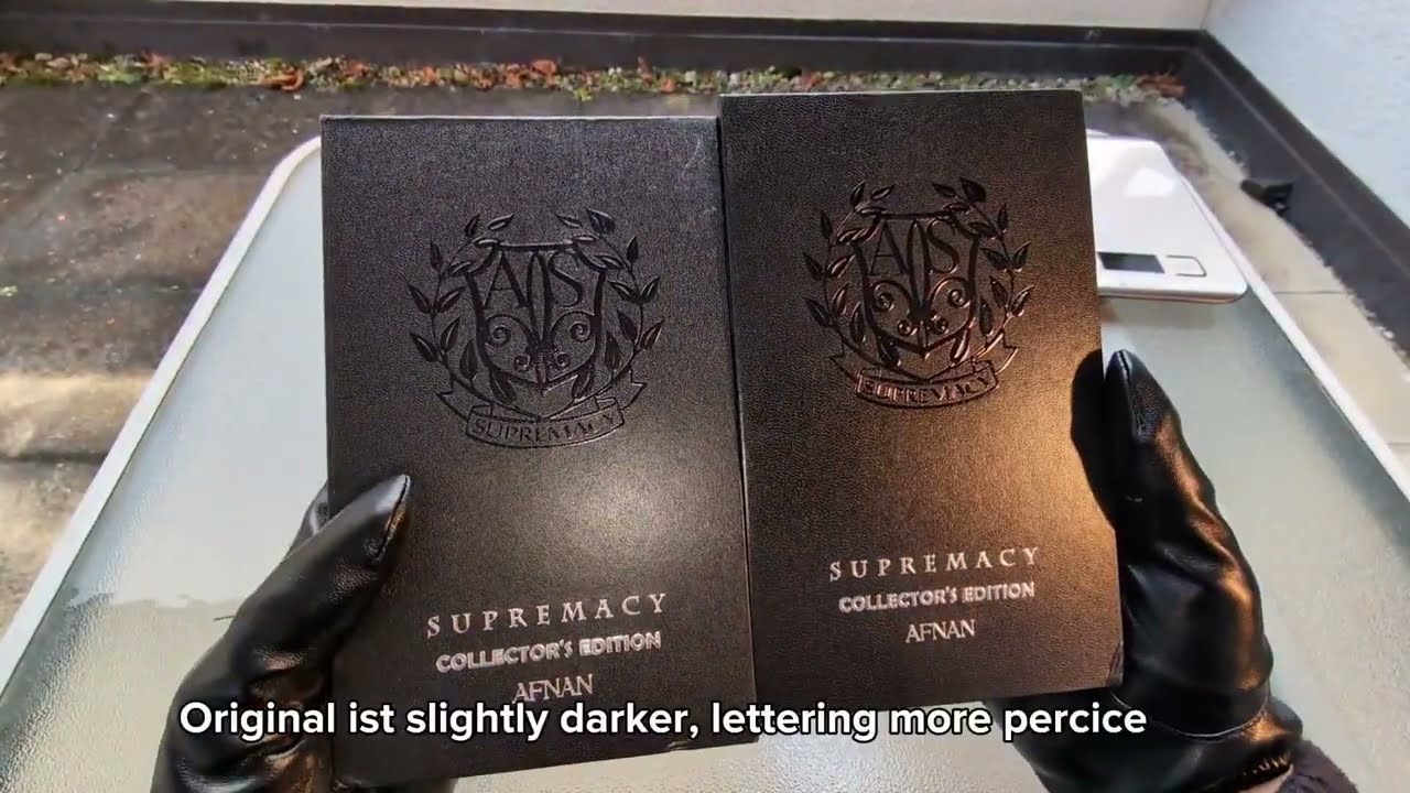 Afnan Supremacy Collector's Edition REAL VS FAKE