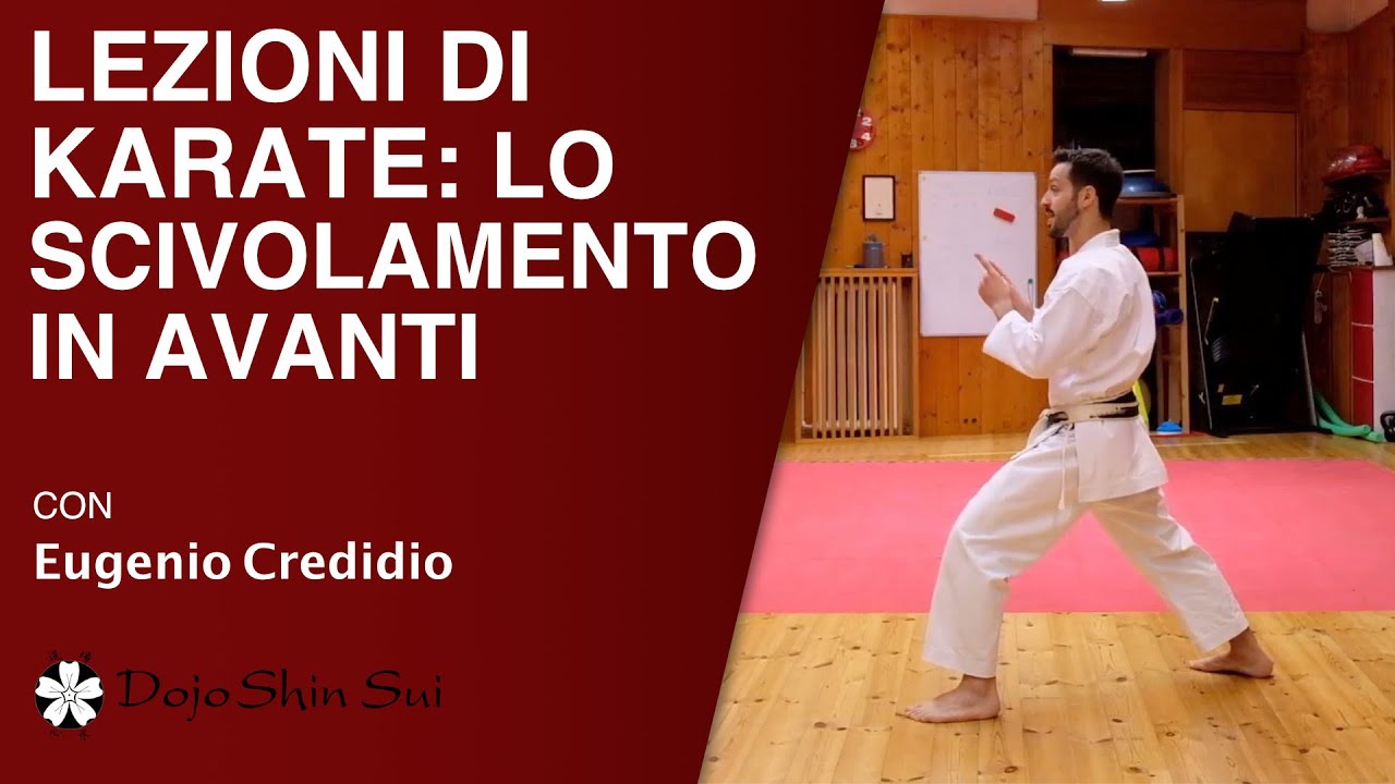 Lezioni di Karate: lo scivolamento in avanti