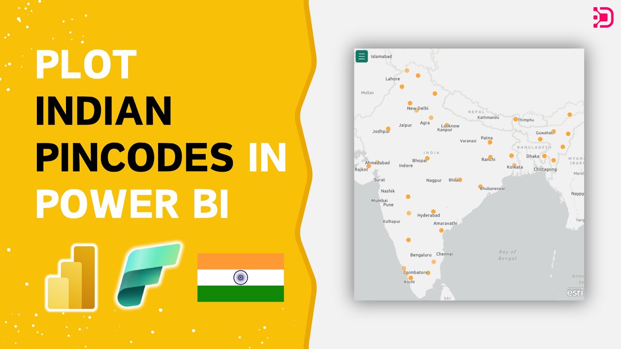 How to Plot Indian Pincodes in Power BI