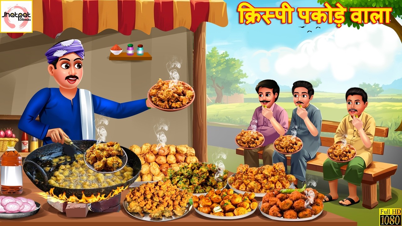 Crispy Pakoda Wala | Hindi Kahani | Moral Stories | Cartoon Video | Hindi Story | Kahaniya | Story