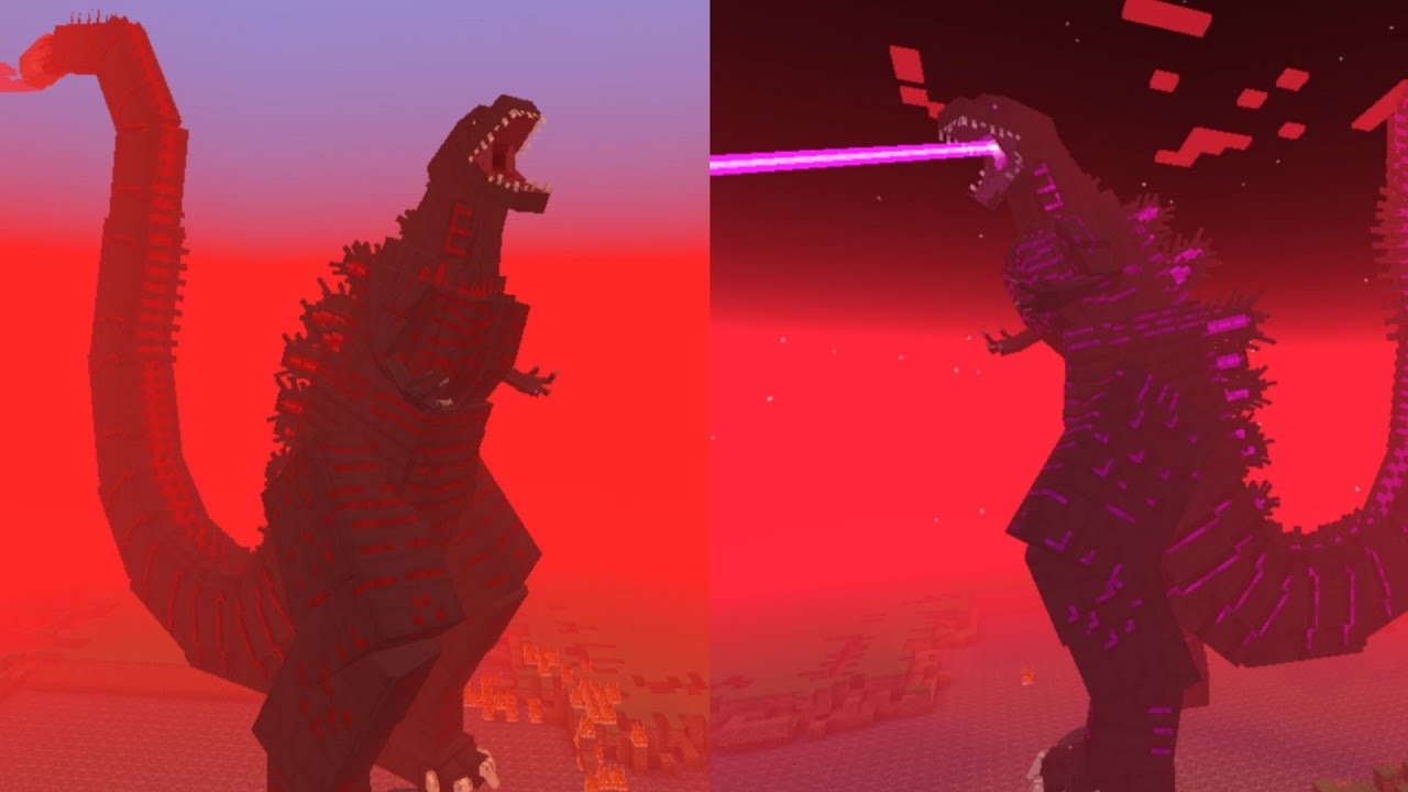 UPDATE!!! Shin Godzilla Addon for Minecraft PE