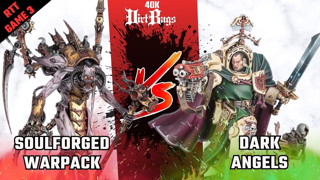 Soulforged Warpack vs dark Angels RTT Game 3 | Chapter Approved 25 Competitive | Warhammer 40k