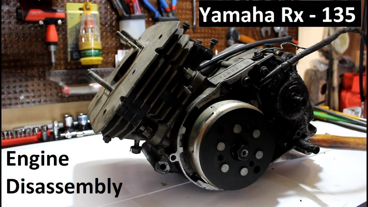 Разборка двигателя | Проект реставрации Yamaha RX 135 — Часть 3