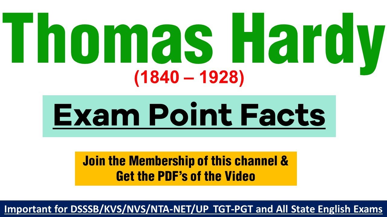 THOMAS HARDY BIOGRAPHY || THOMAS HARDY AS A REGIONAL NOVELIST || THOMAS HARDY FAMOUS WORKS