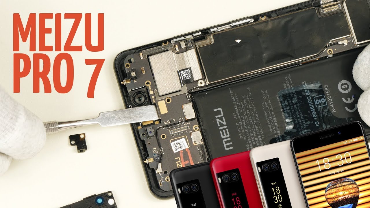 Разобрали Meizu Pro 7. Что внутри?