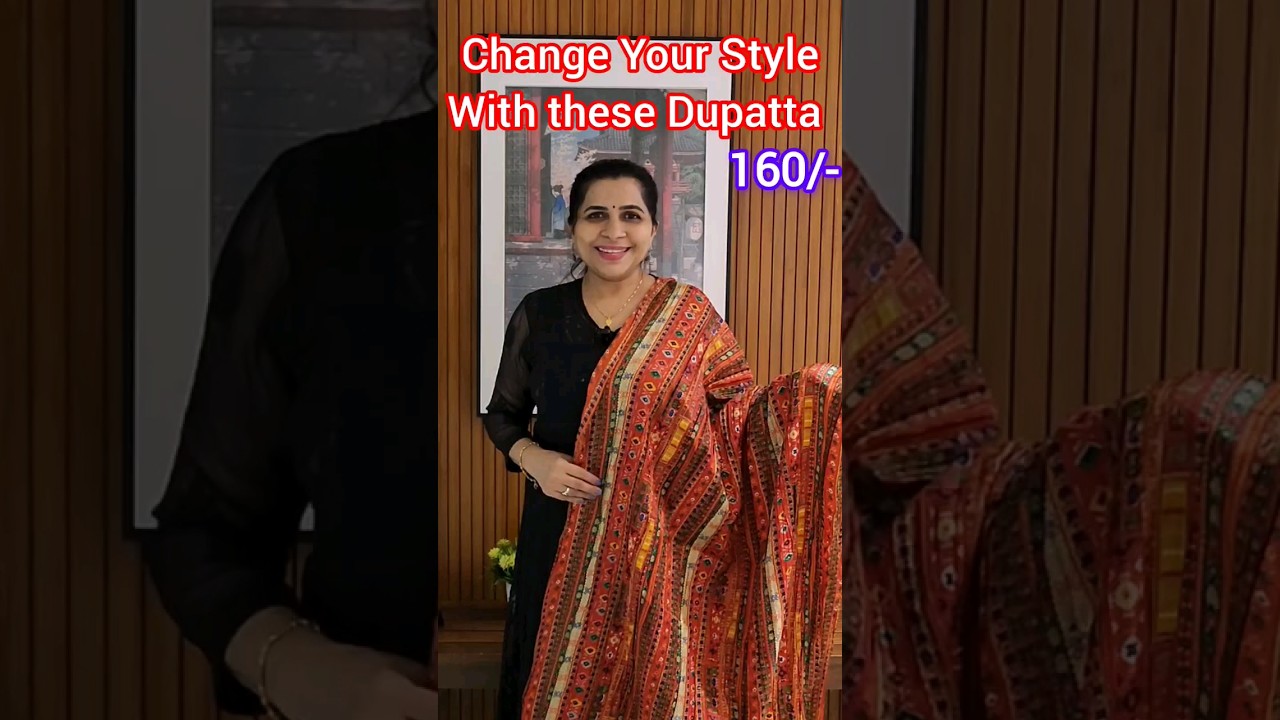 Meesho Dupatta Haul Under ₹ 200 #meesho #dupatta #honestreview #unboxing #style #shorts