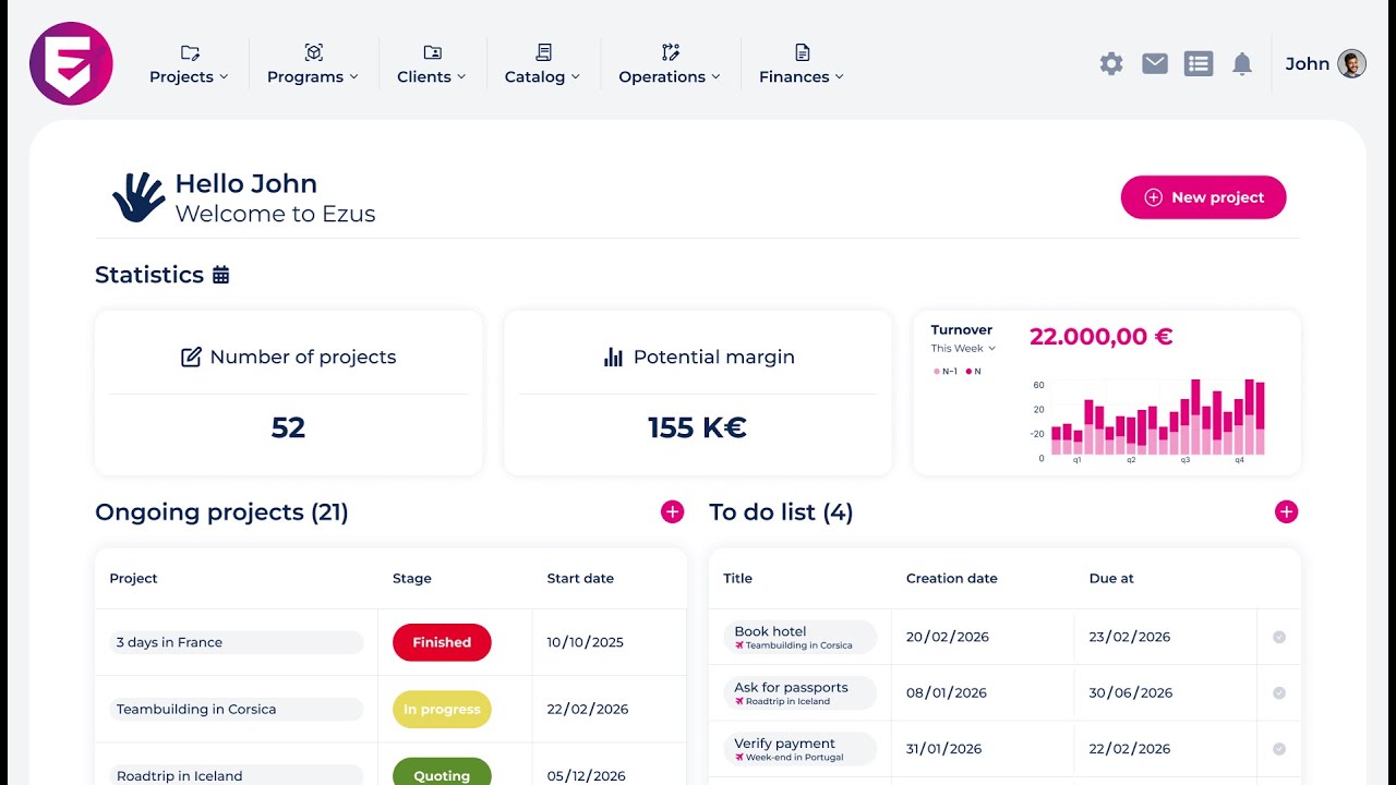 Ezus - The Best all-in-one Travel Software