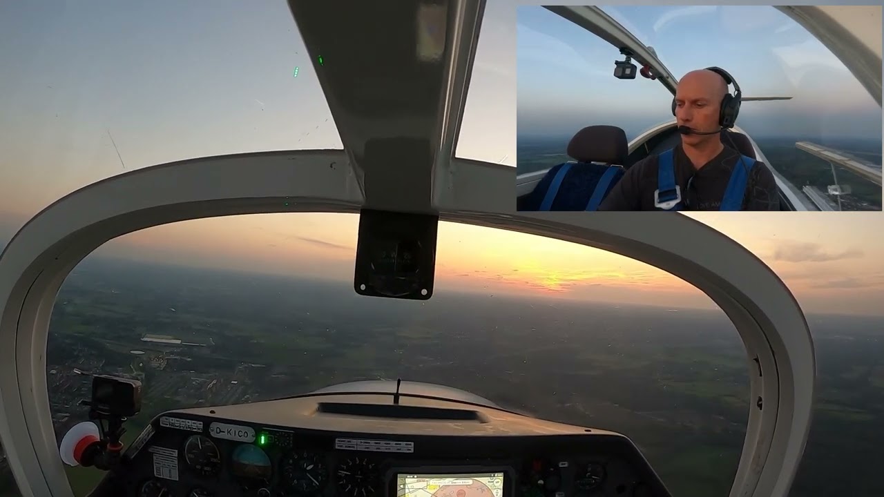 Sunset vluchtje Taifun D-KICO 23 augustus 2023