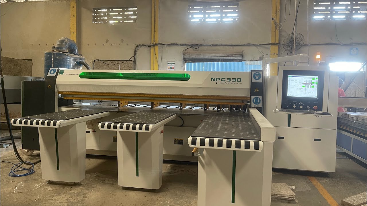 Nanxing woodworking machinery npc 330 computer panel saw