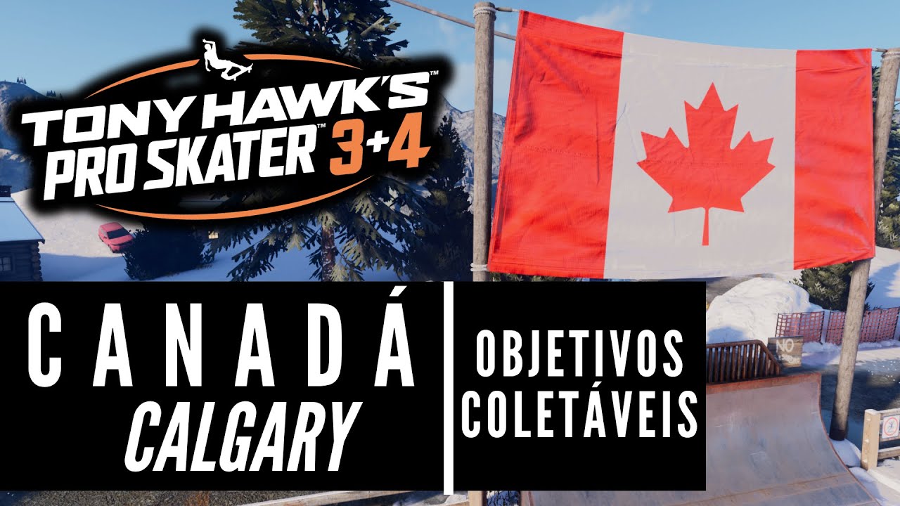 Tony Hawk's Pro Skater 3+4: Canadá | Todos os objetivos e coletáveis