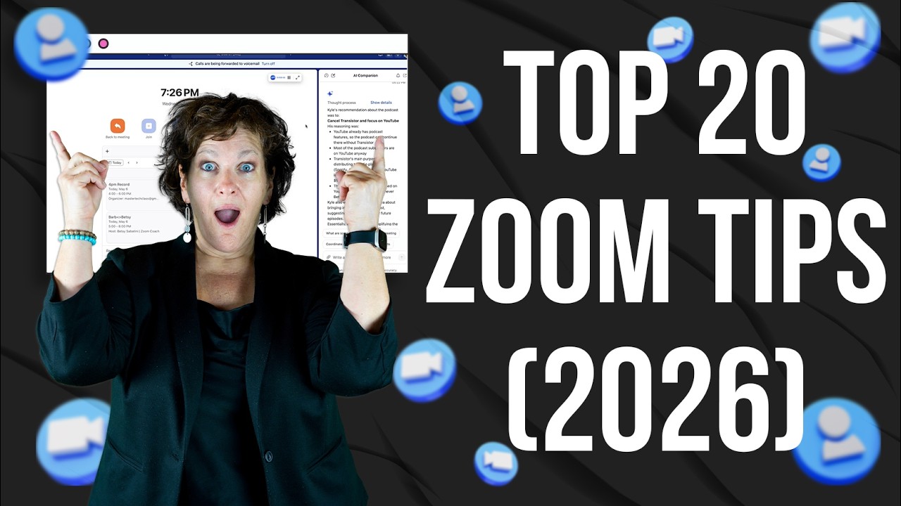 Top 20 Zoom Tips & Tricks (2026)