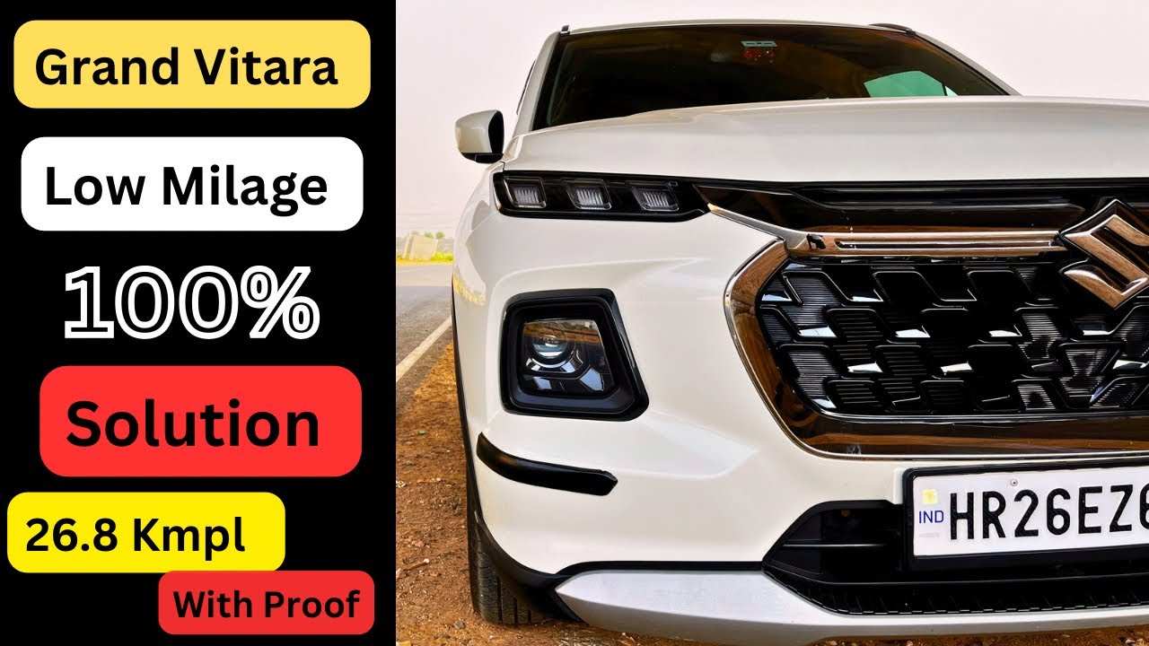 Low Milage Solution For Grand Vitara|Grand Vitara Milage|Grand Vitara Milage Test|GrandVitara Review