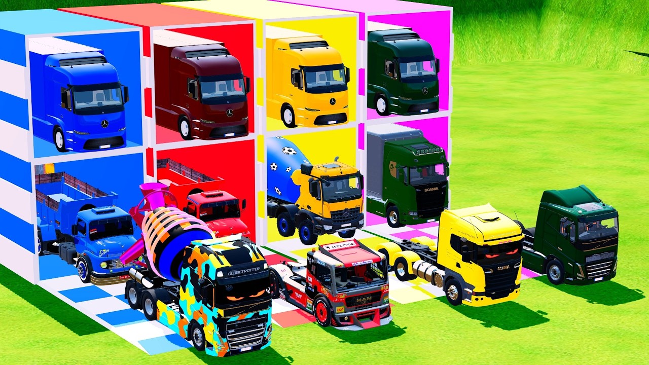 TRANSPORTING CRANE, MIXER TRUCK by MAN TRANSPORTER! Farming Simulator 22 #16